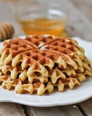 Диетические вафли в вафельнице