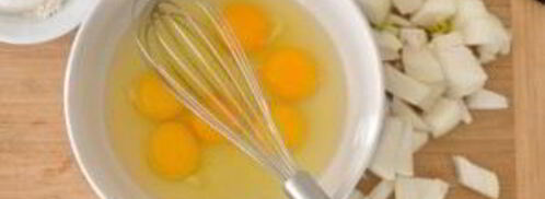 картофельные вафли с беконом. Шаг 2