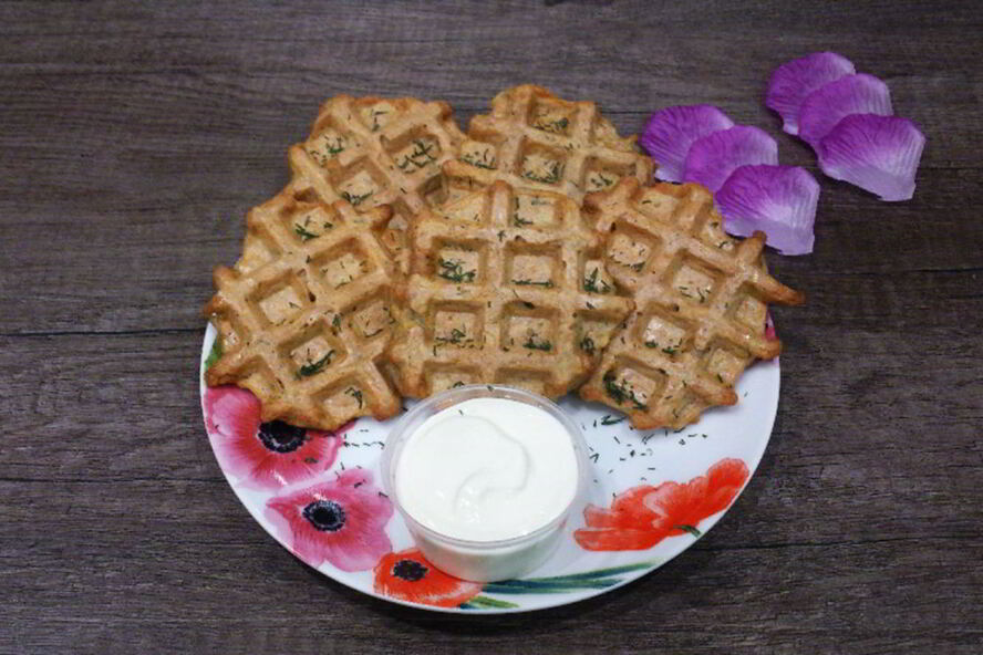 Рецепт картофельных вафель с зеленью