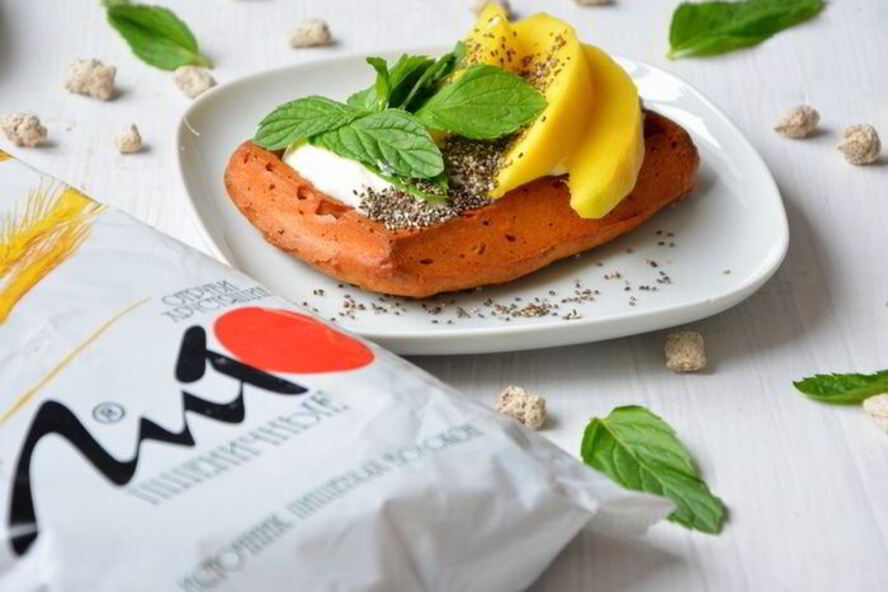 Рецепт несладких фитнес-вафли с отрубями