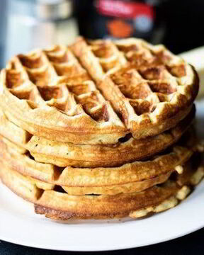 Обычные домашние вафли