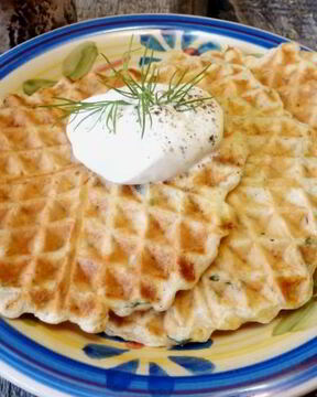 Пряные закусочные вафли