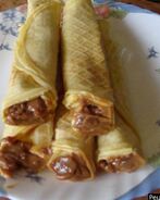 Трубочки со сгущенкой