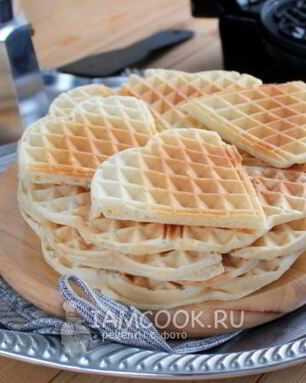 Вафли брюссельские дрожжевые