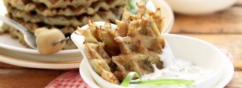 вафли из картофеля с укропом. Шаг 11