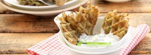 вафли из картофеля с укропом. Шаг 12