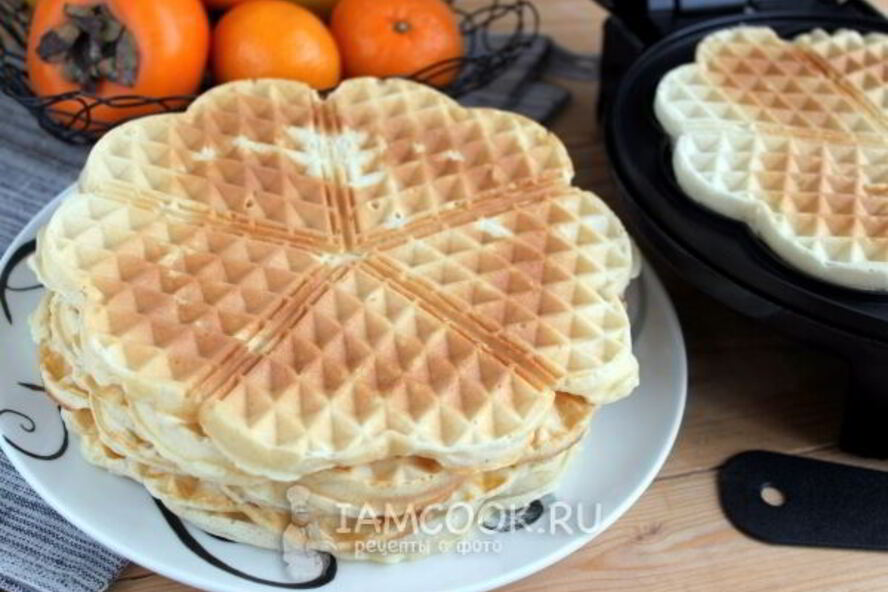 Рецепт вафель льежских бездрожжевых