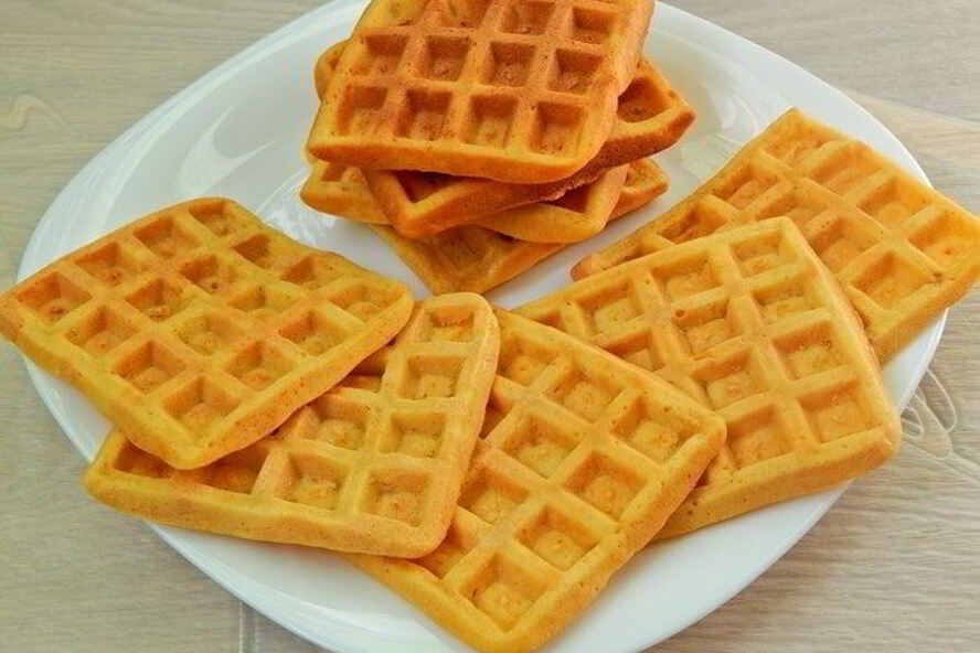 Рецепт вафель с абрикосом