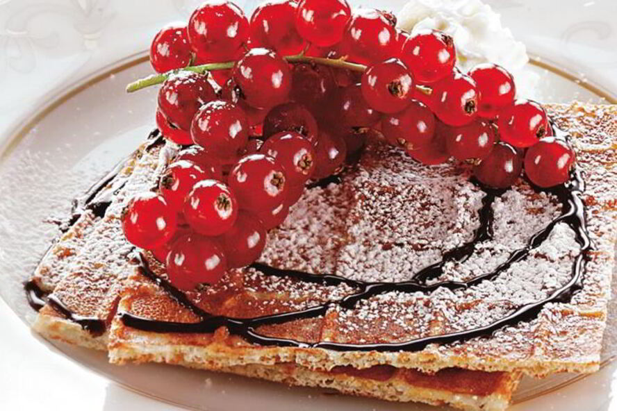 Рецепт вафель с горячим шоколадом