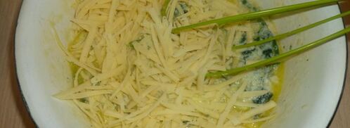 вафли со шпинатом, сыром и семгой. Шаг 3