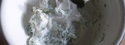 вафли со шпинатом, сыром и семгой. Шаг 4