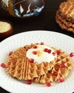 Закусочные вафли с аджикой