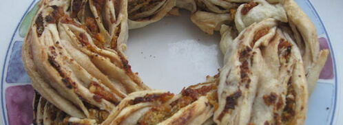 венок-рулет кранч. Шаг 8