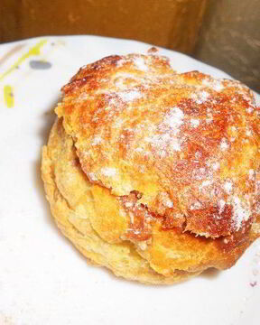 Профитролевые булочки с творожной начинкой