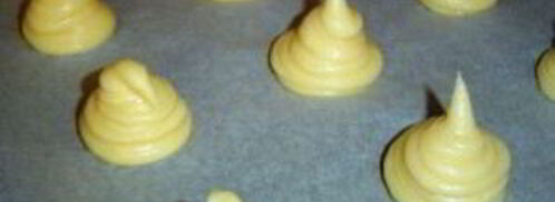 профитроли с красной рыбой. Шаг 2