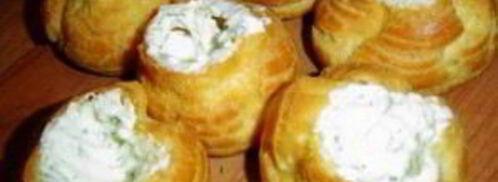 профитроли с красной рыбой. Шаг 6