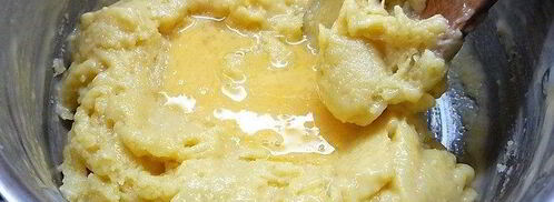 профитроли с пармезаном и муссом из крабового мяса. Шаг 4