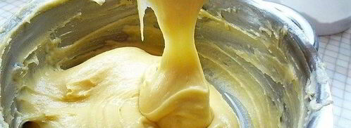 профитроли с пармезаном и муссом из крабового мяса. Шаг 5