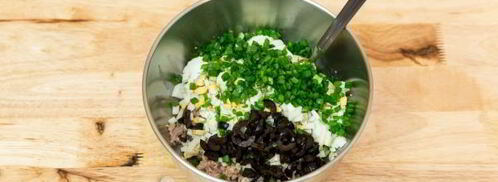 профитроли с печенью трески. Шаг 9