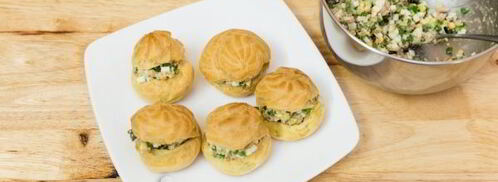 профитроли с печенью трески. Шаг 11