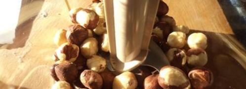 профитроли с шоколадно-ореховым кремом. Шаг 5