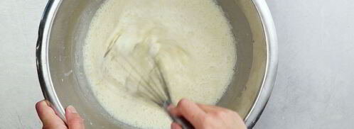 профитроли с заварным кремом и карамельным соусом. Шаг 2