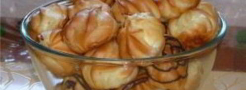 профитроли с заварным кремом. Шаг 3