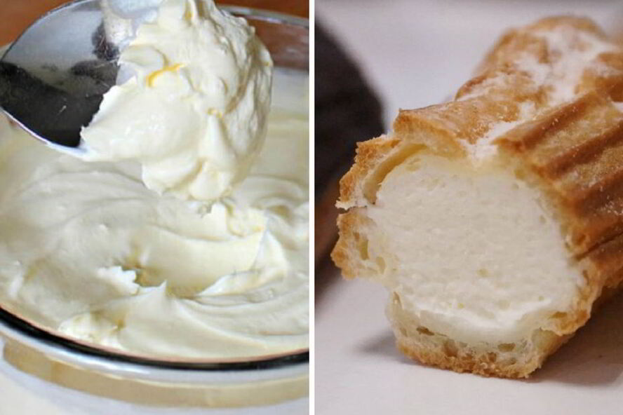 Рецепт сливочного крема для эклеров