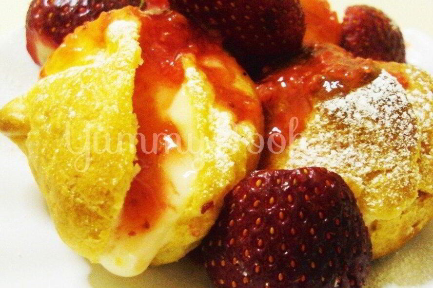 Рецепт весенних профитролей