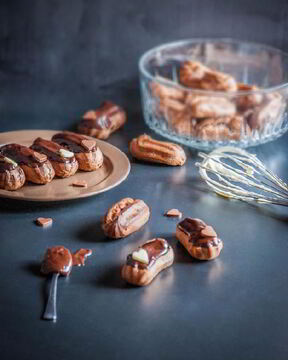 Эклеры на заварном тесте с какао