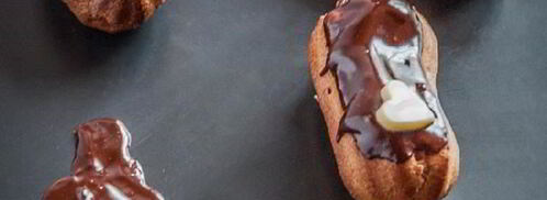 эклеры на заварном тесте с какао. Шаг 12