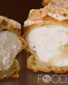 Эклеры с белковым кремом