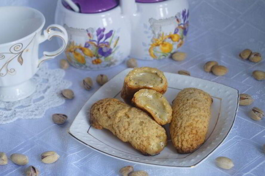 Рецепт эклеров с фисташковым кремом