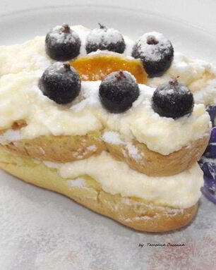 Эклеры с масляно-заварным кремом