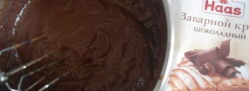 эклеры с шоколадным кремом. Шаг 9