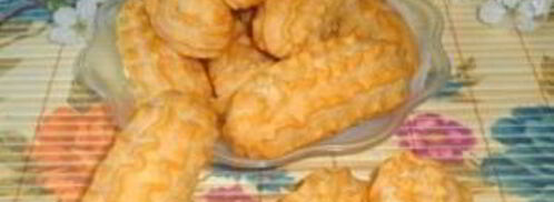 эклеры с творожным кремом. Шаг 9