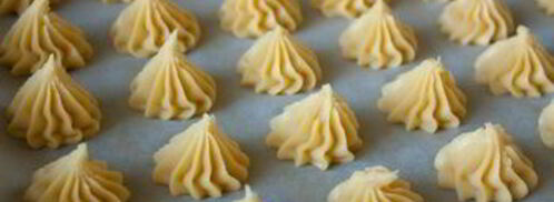 закусочные профитроли со сливочным кремом и креветками. Шаг 3