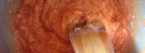 закусочные томатные эклеры с кремом из моцареллы. Шаг 2