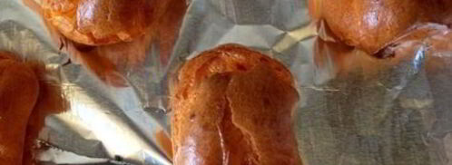 закусочные томатные эклеры с кремом из моцареллы. Шаг 7