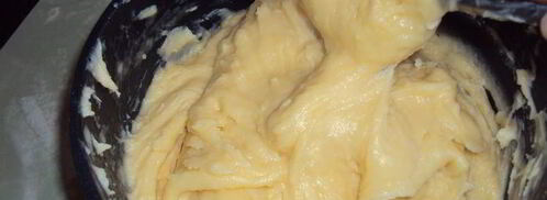 заварные пирожные с ореховым кремом. Шаг 5