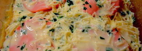 картофельная запеканка с колбасой. Шаг 7