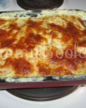 Картофельная запеканка с ветчиной