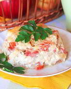 Картофельная запеканка в мультиварке Редмонд