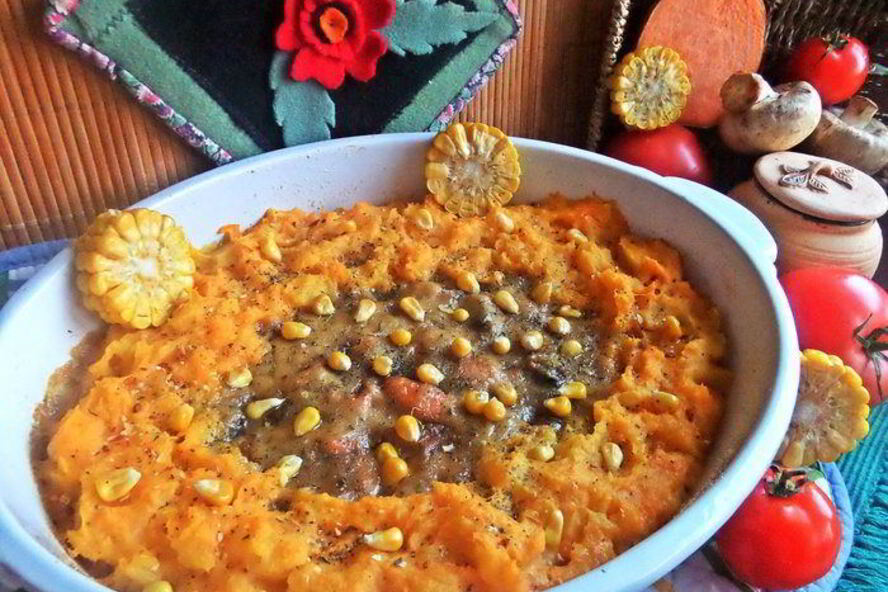 Рецепт картофельно-рыбной запеканка под соусом бешамель