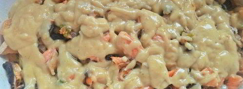 картофельно-рыбная запеканка под соусом бешамель. Шаг 27