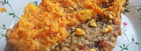 картофельно-рыбная запеканка под соусом бешамель. Шаг 33