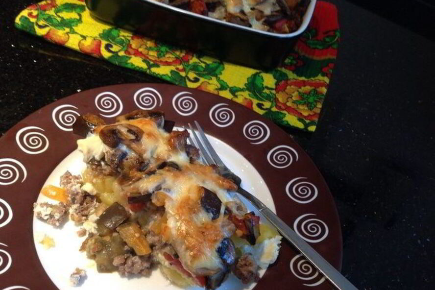 Рецепт простой летней запеканки