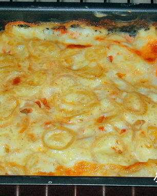 Рыбная запеканка с картофелем