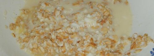 творожная запеканка с овсяными хлопьями. Шаг 5