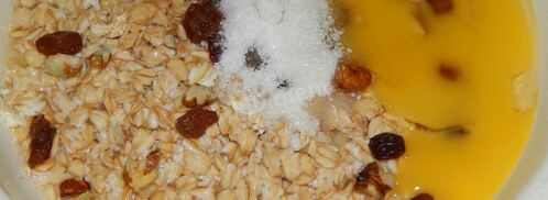 творожная запеканка с овсяными хлопьями. Шаг 6